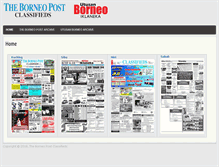 Tablet Screenshot of c.theborneopost.com